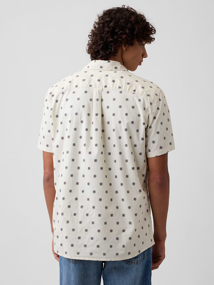 Image number 2 showing, Stretch Poplin Shirt in Standard Fit