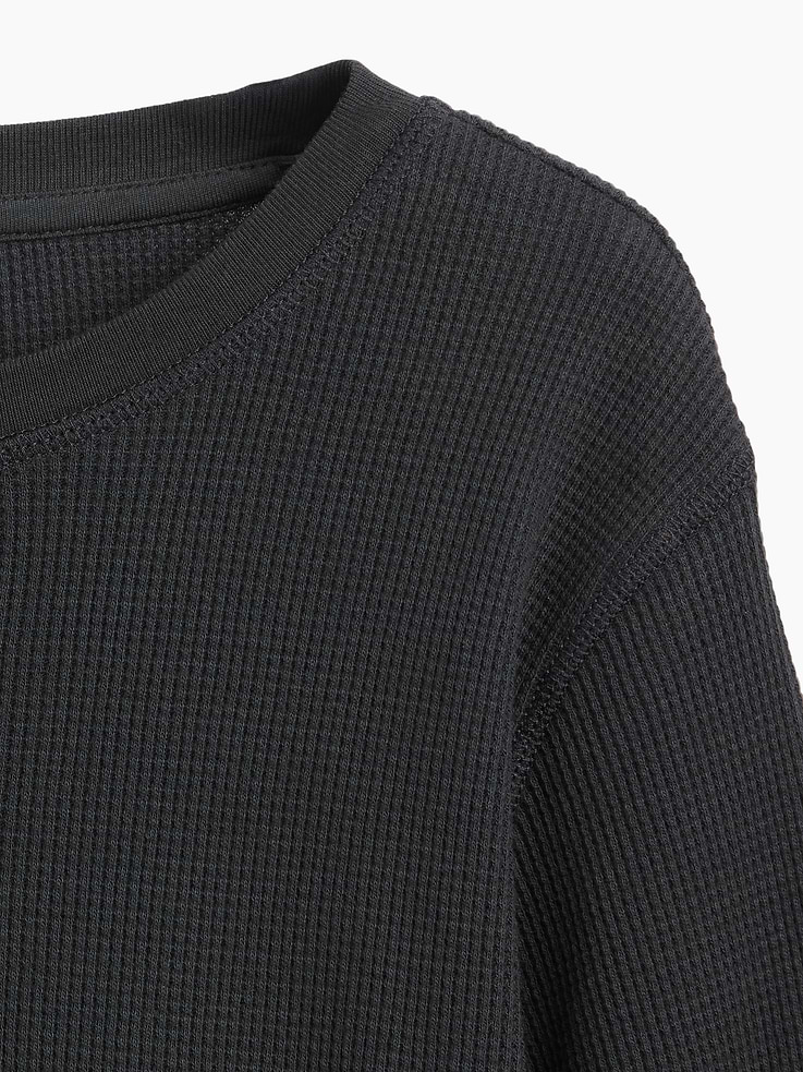 Image number 2 showing, Kids Waffle-Knit Crewneck T-Shirt