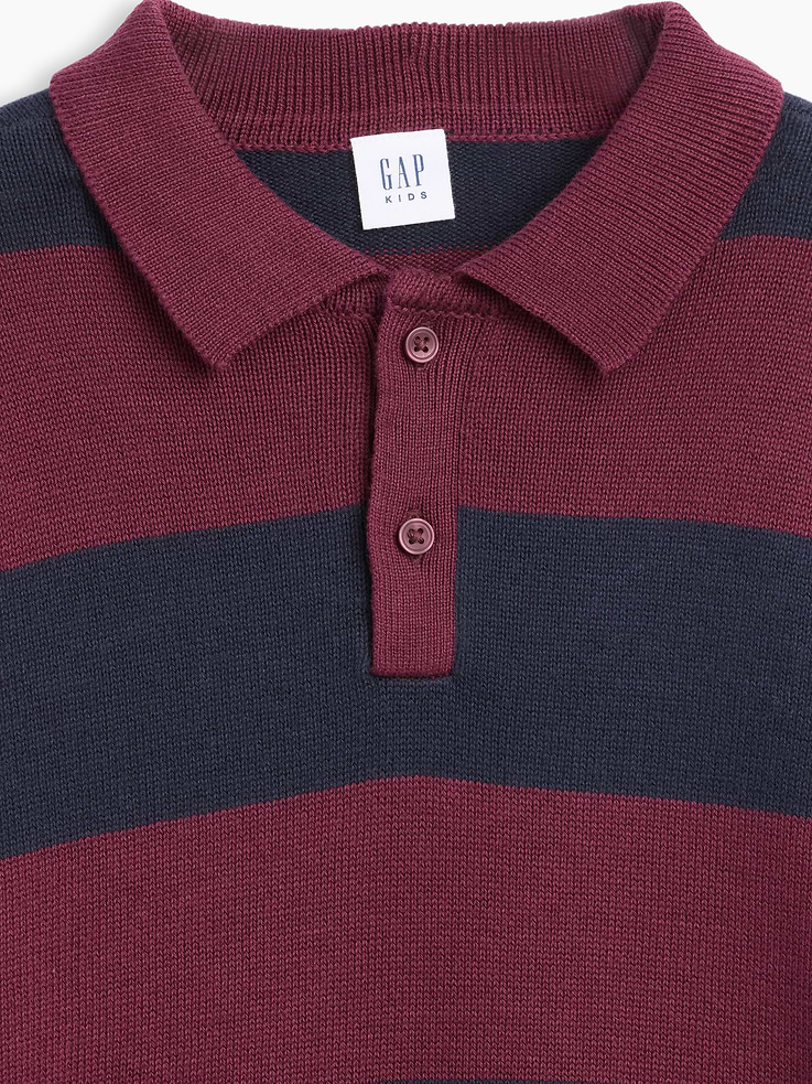 Image number 2 showing, Kids Relaxed Textured Polo Shirt