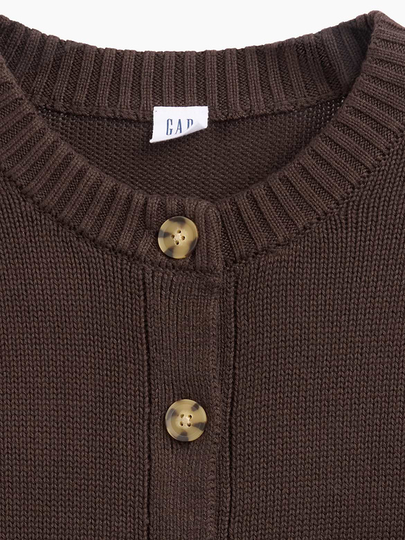 Crewneck Cardigan