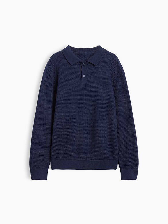 Kids Relaxed Textured Polo Shirt