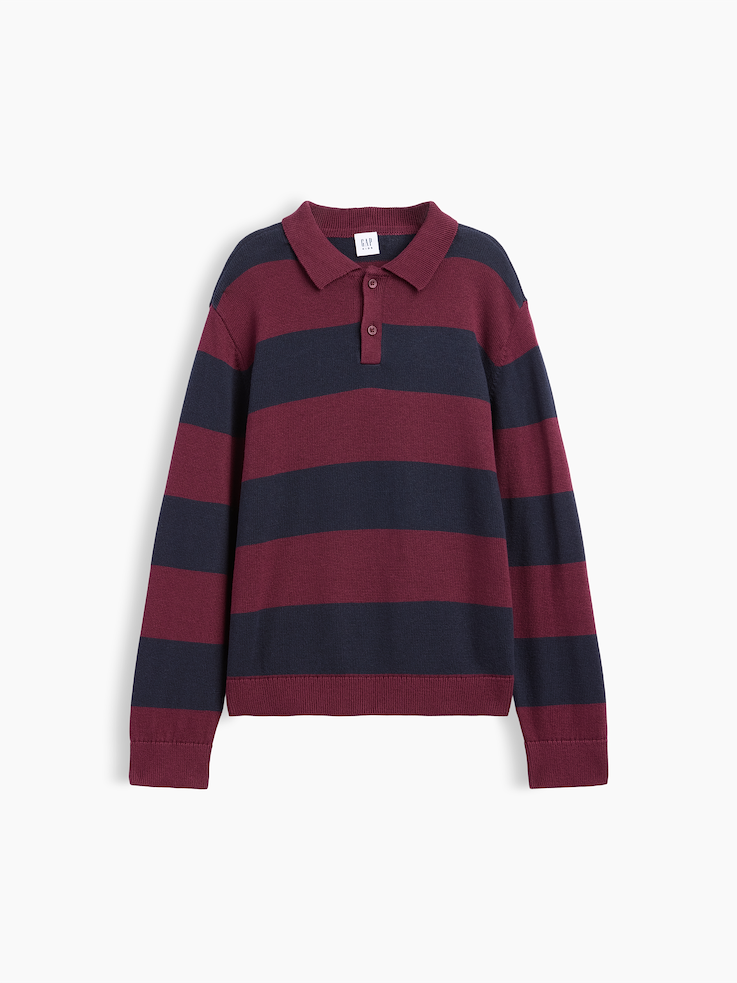 Image number 1 showing, Kids Relaxed Textured Polo Shirt