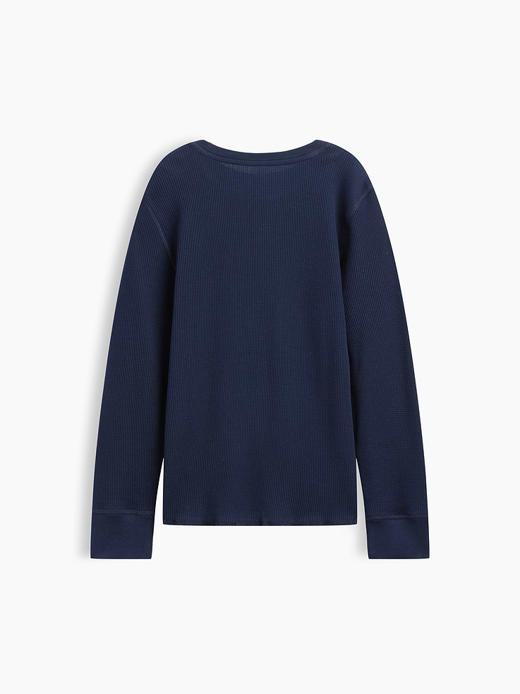 Image 3 of 3, Kids Waffle-Knit Crewneck T-Shirt