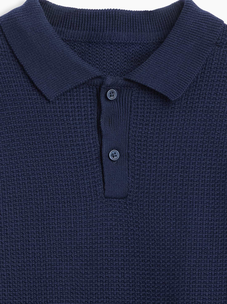 Image number 2 showing, Kids Relaxed Textured Polo Shirt