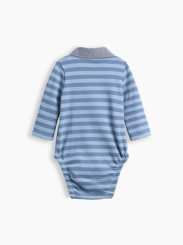 Baby VintageSoft Rugby Polo Bodysuit