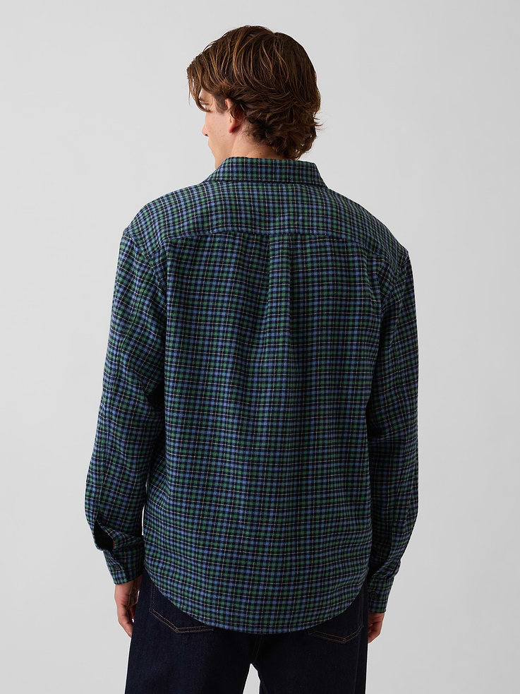Image number 3 showing, Relaxed Flannel Shirt
