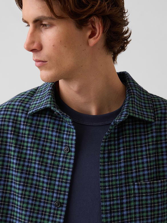Relaxed Flannel Shirt
