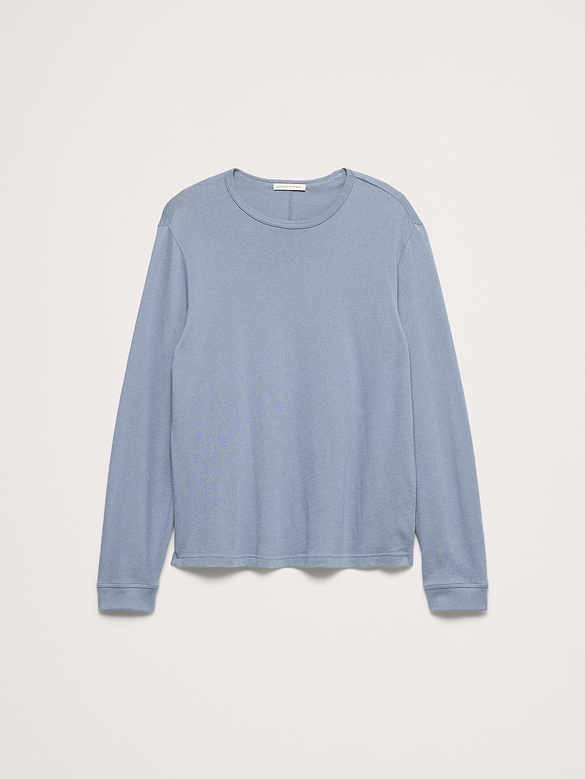 T-shirt à manches longues en jersey de coton