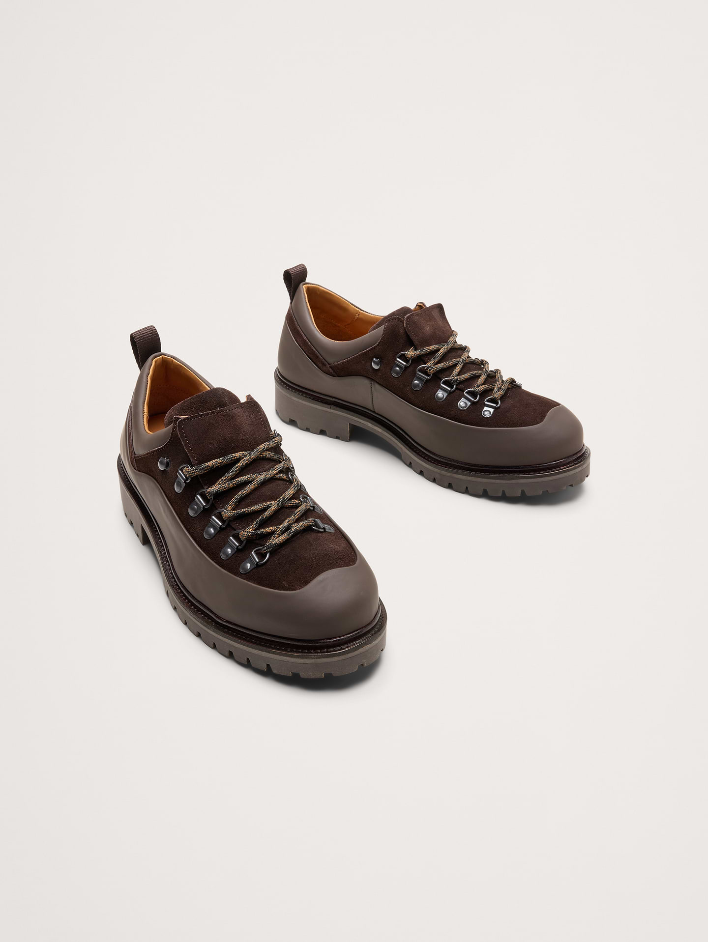 Image number 2 showing, Italian Suede-Leather Hiking Shoe
