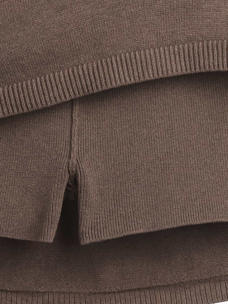 Image number 4 showing, 100% Cotton Mini Sweater Skort