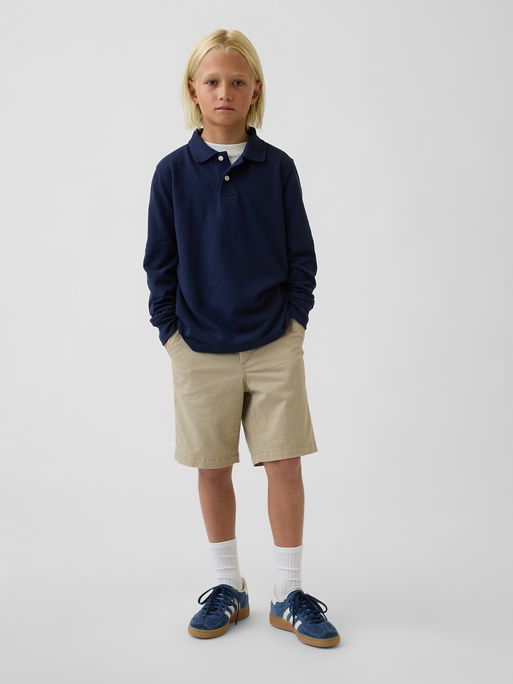 Image number 2 showing, Kids Organic Cotton Uniform Polo Shirt