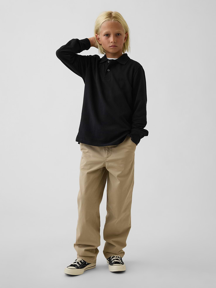 Image number 4 showing, Kids Organic Cotton Uniform Polo Shirt