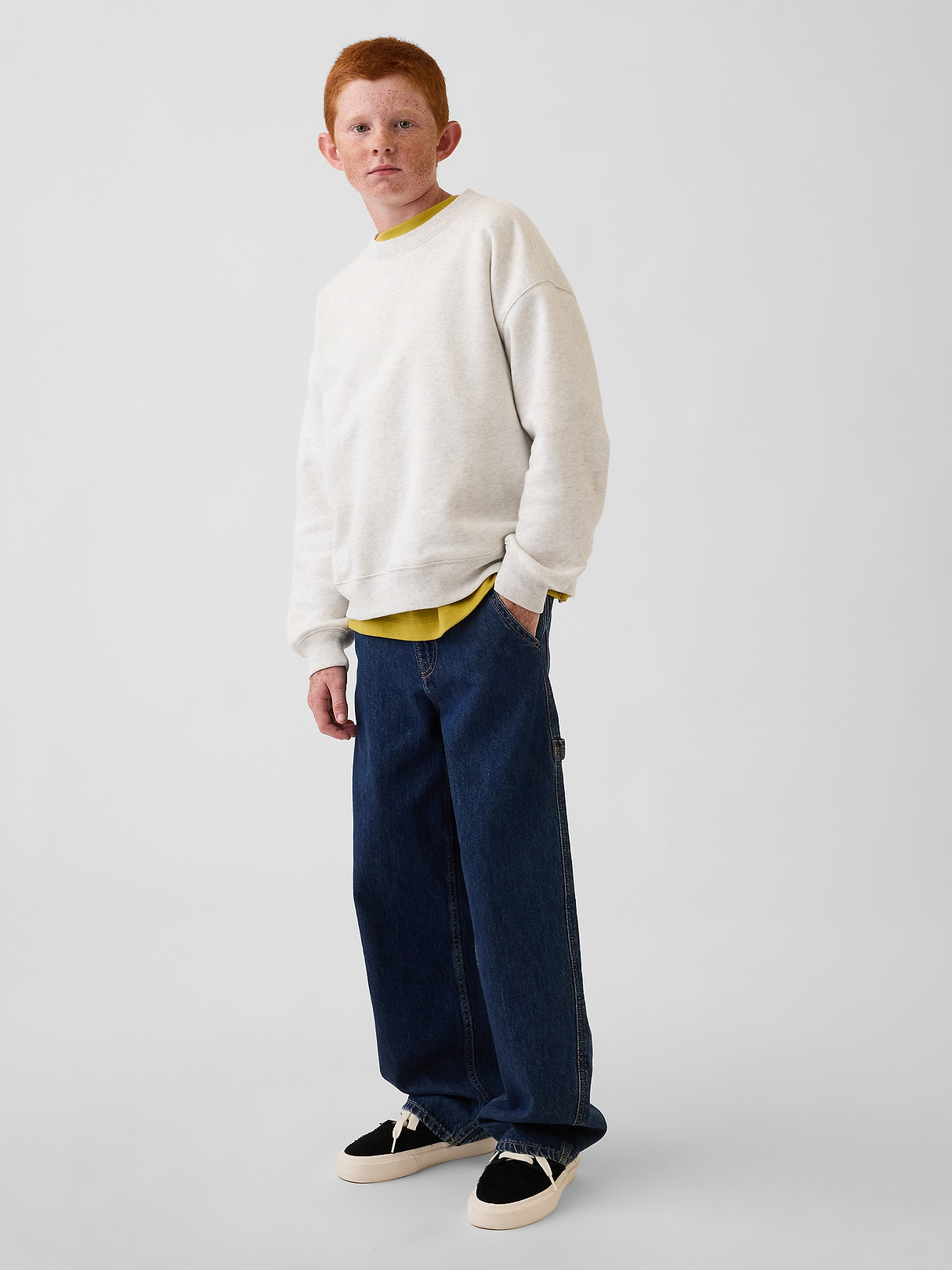 Kids VintageSoft Relaxed Sweatshirt | Gap