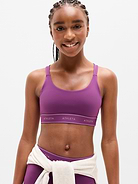 Image number 1 showing, Athleta Girl High Speed Logo Bra