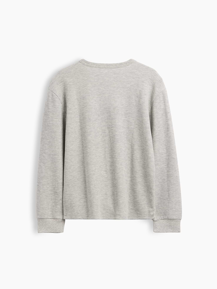 Image 2 of 3, Kids Relaxed Henley T-Shirt