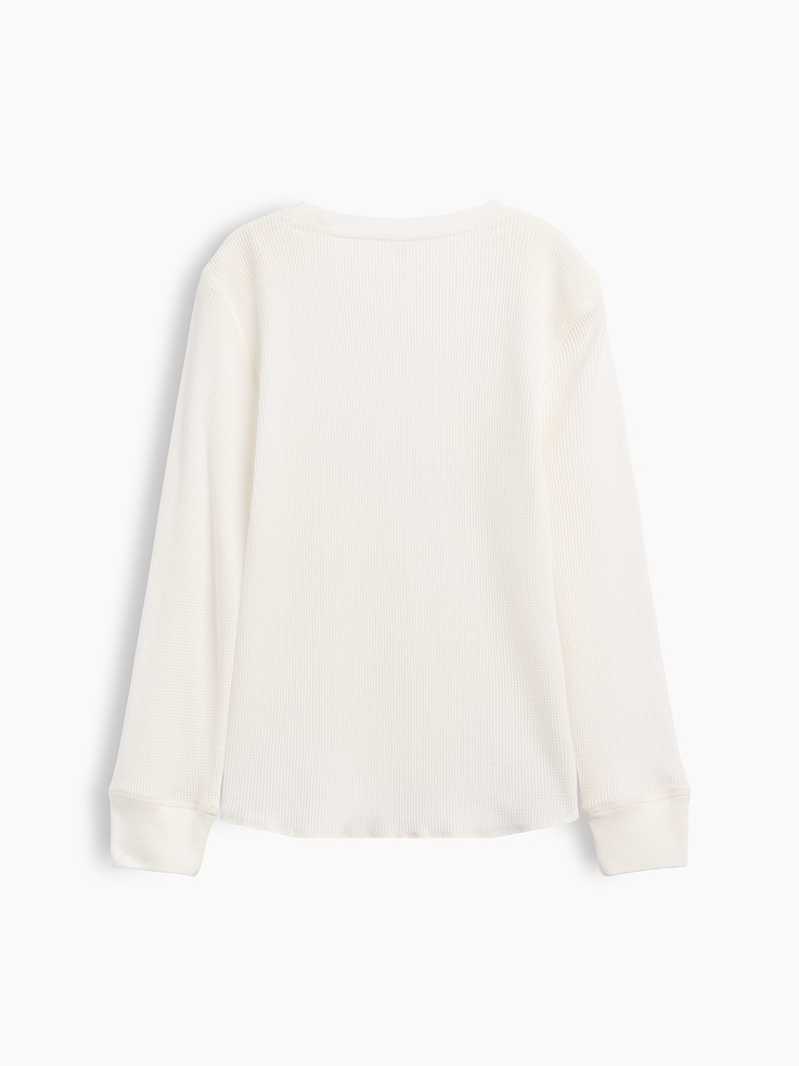Image number 3 showing, Kids Waffle-Knit Crewneck T-Shirt