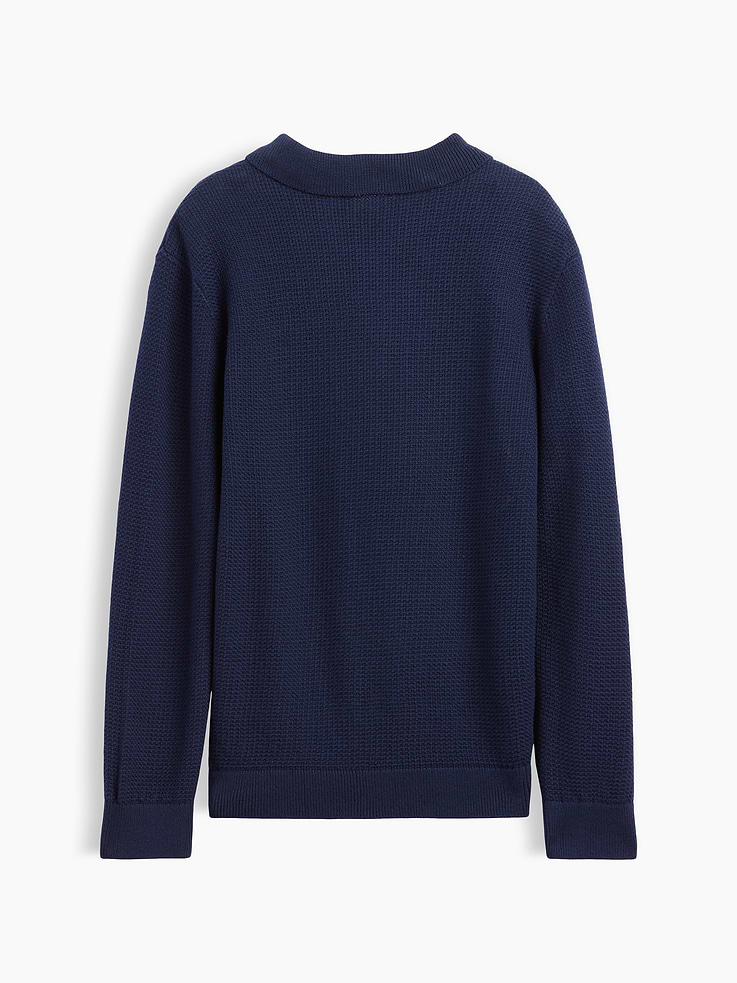 Image number 3 showing, Kids Relaxed Textured Polo Shirt