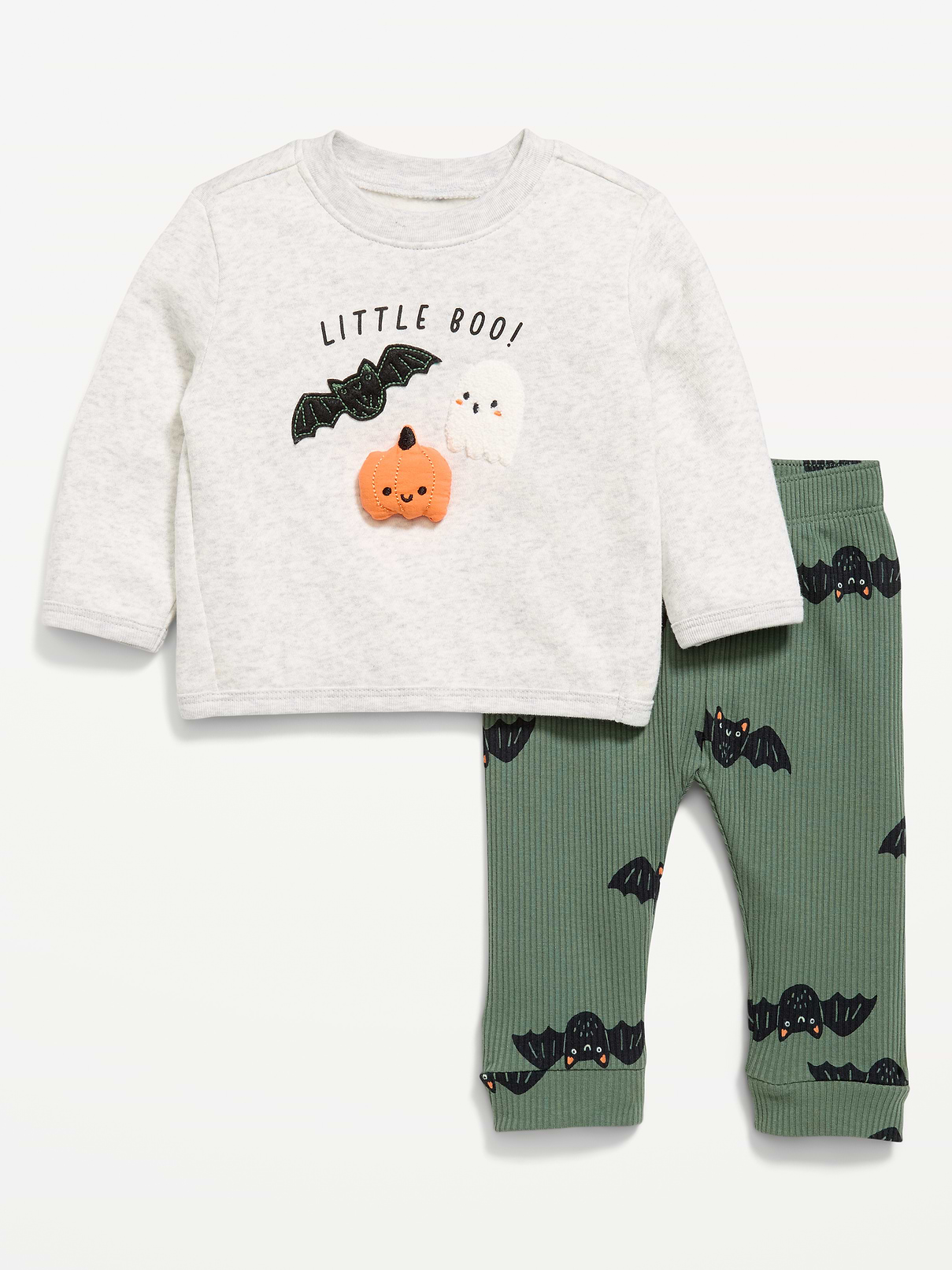 Image number 2 showing, Long-Sleeve Graphic Sweatshirt and Pants Set for Baby