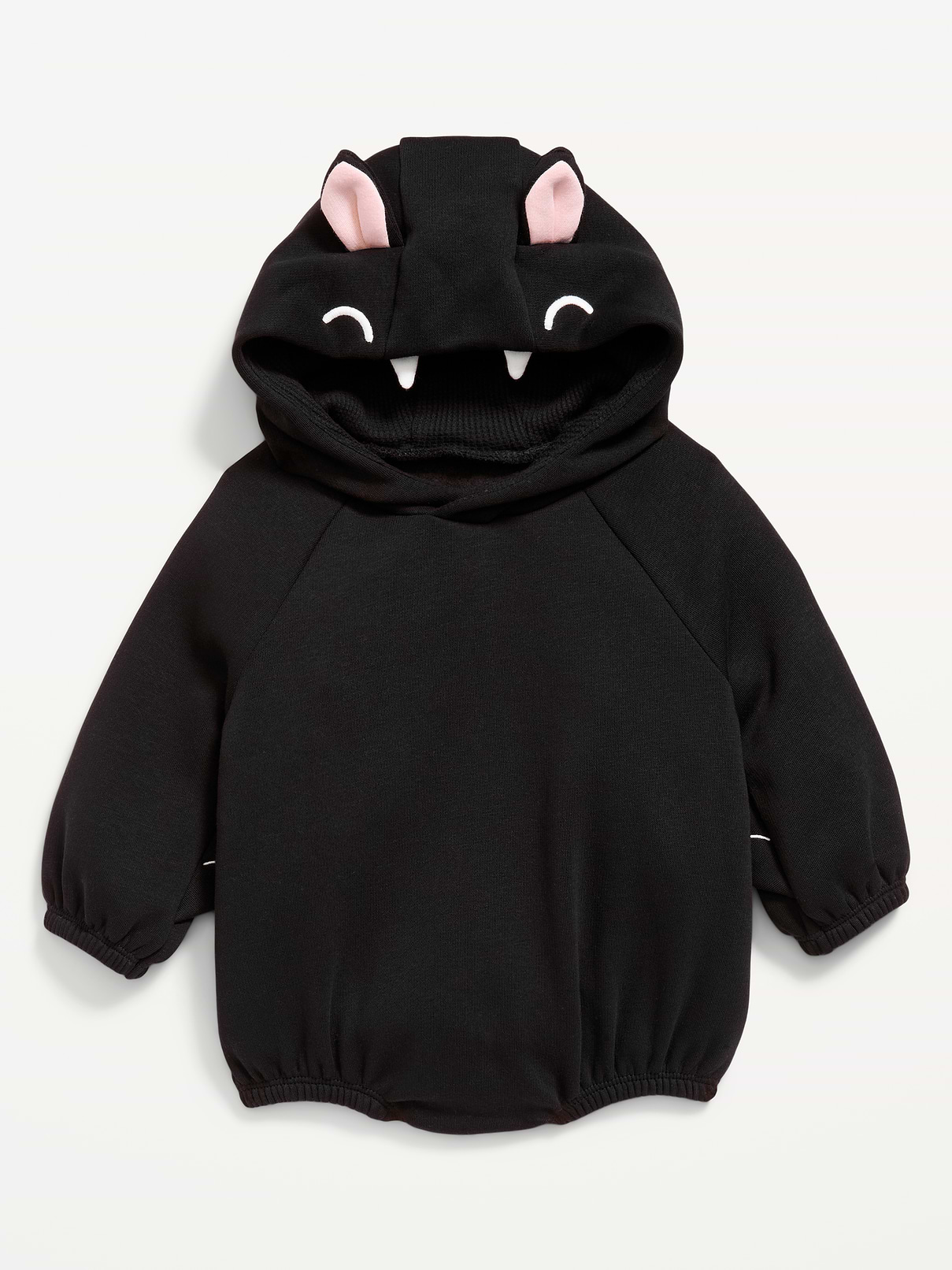 Image number 2 showing, Hooded Critter Fleece One-Piece Romper for Baby