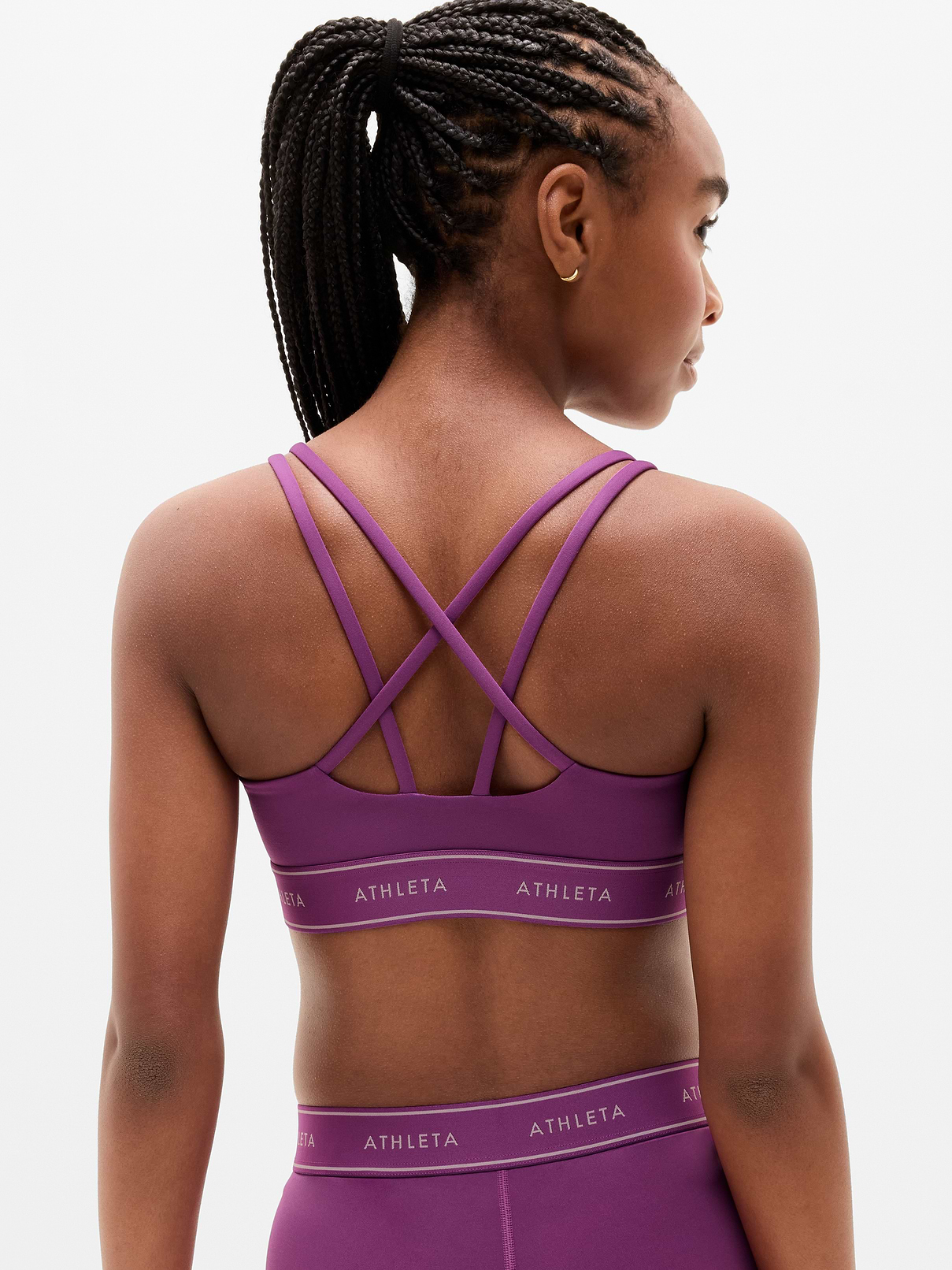 Image number 2 showing, Athleta Girl High Speed Logo Bra