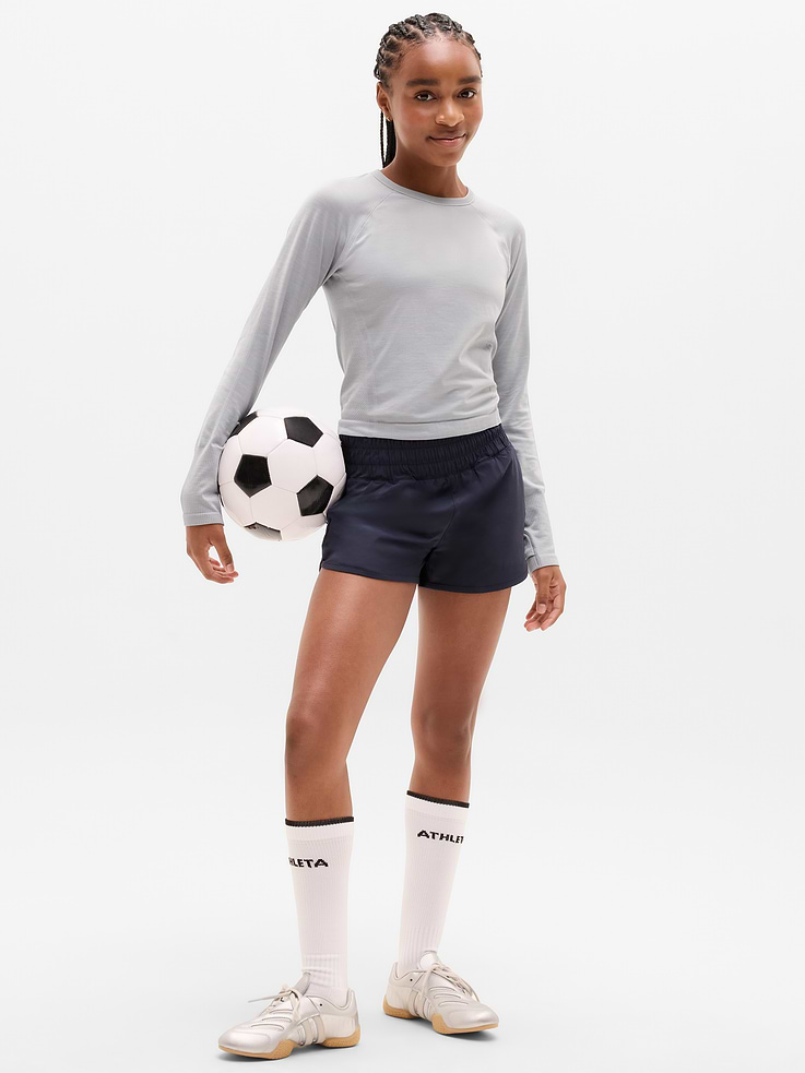 Image number 2 showing, Athleta Girl Power Up Sport Length Top