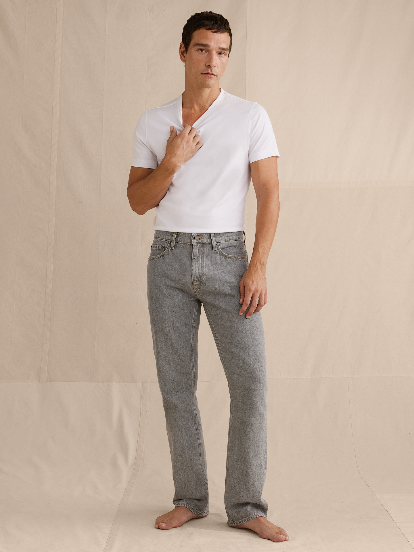 Image 4 of 8, Straight Authentic Jean