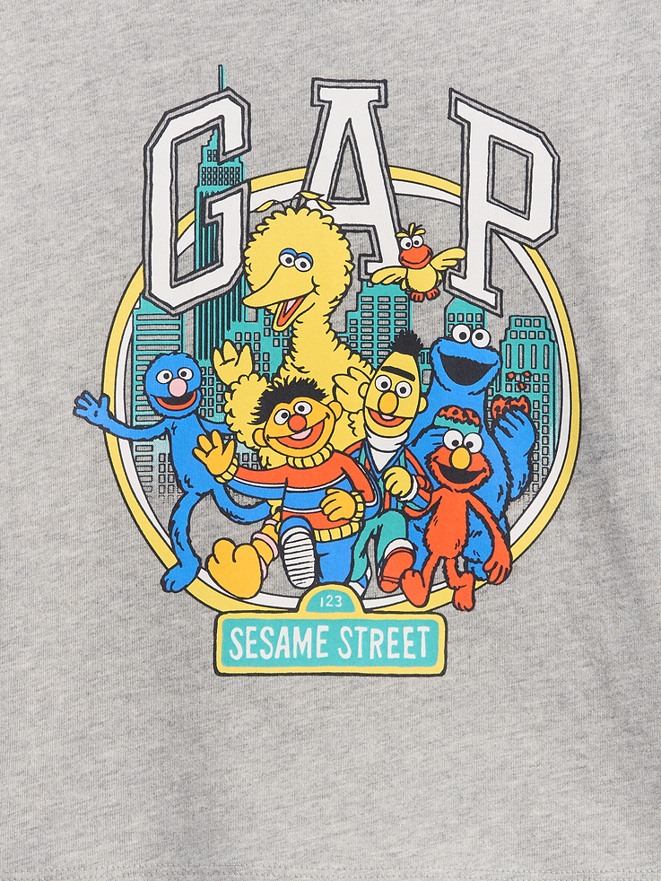 Image number 5 showing, Baby & Toddler Sesame Street Graphic Logo T-Shirt