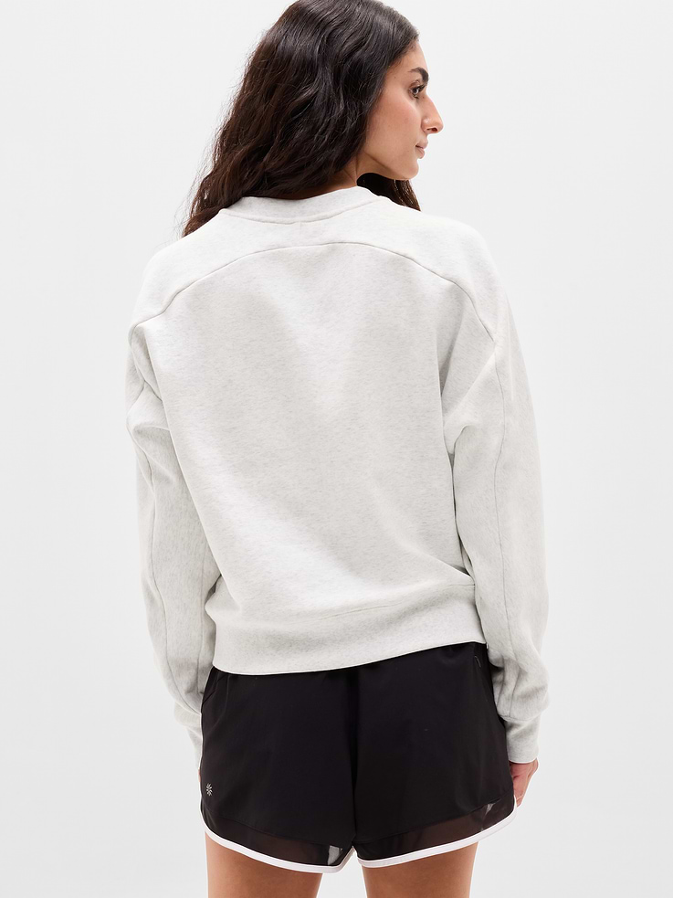 Image 3 of 4, Forever Fleece Crewneck Graphic 001, App exclusive