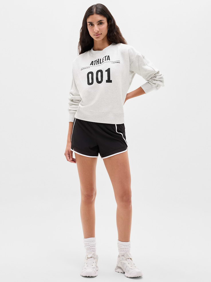 Image 2 of 4, Forever Fleece Crewneck Graphic 001, App exclusive
