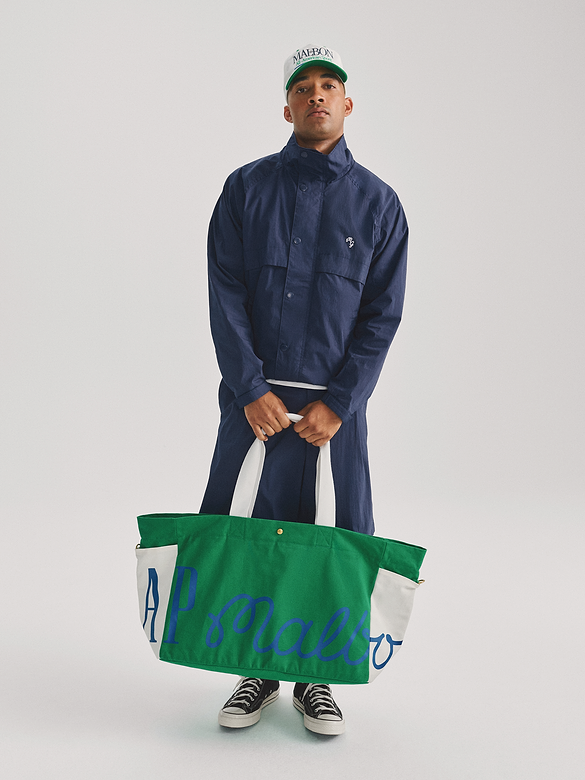 Gap × Malbon Logo Canvas Cooler Bag