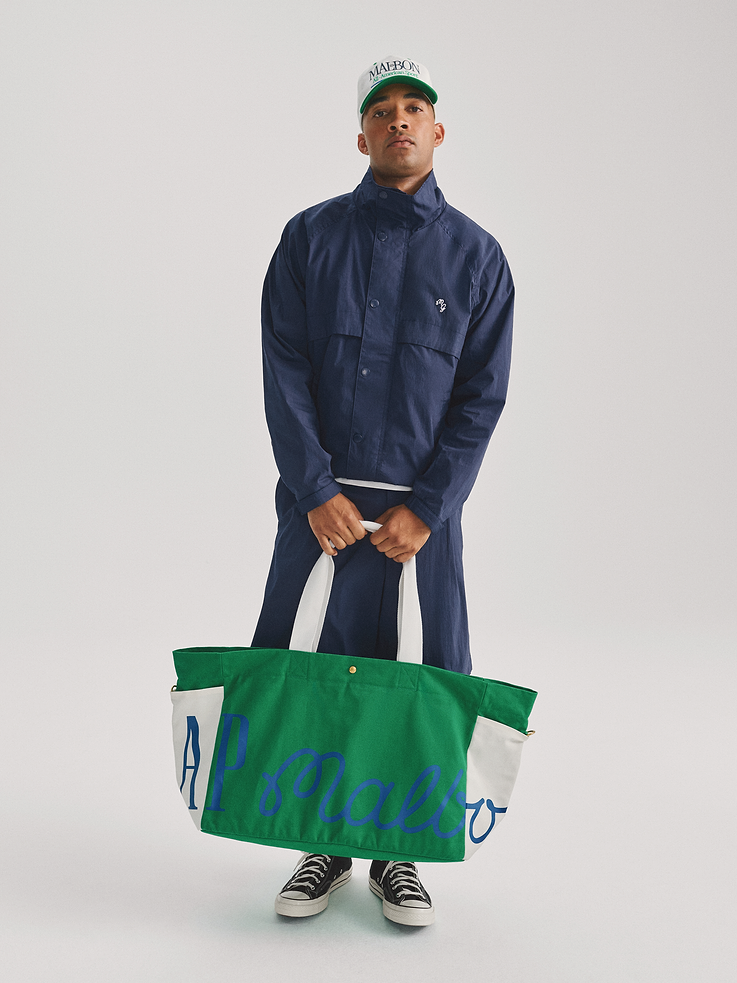 Image number 5 showing, Gap × Malbon Logo Canvas Cooler Bag