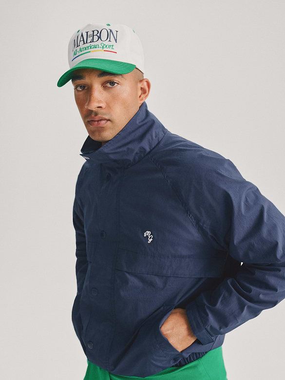 Gap × Malbon Textured Poplin Anorak Jacket