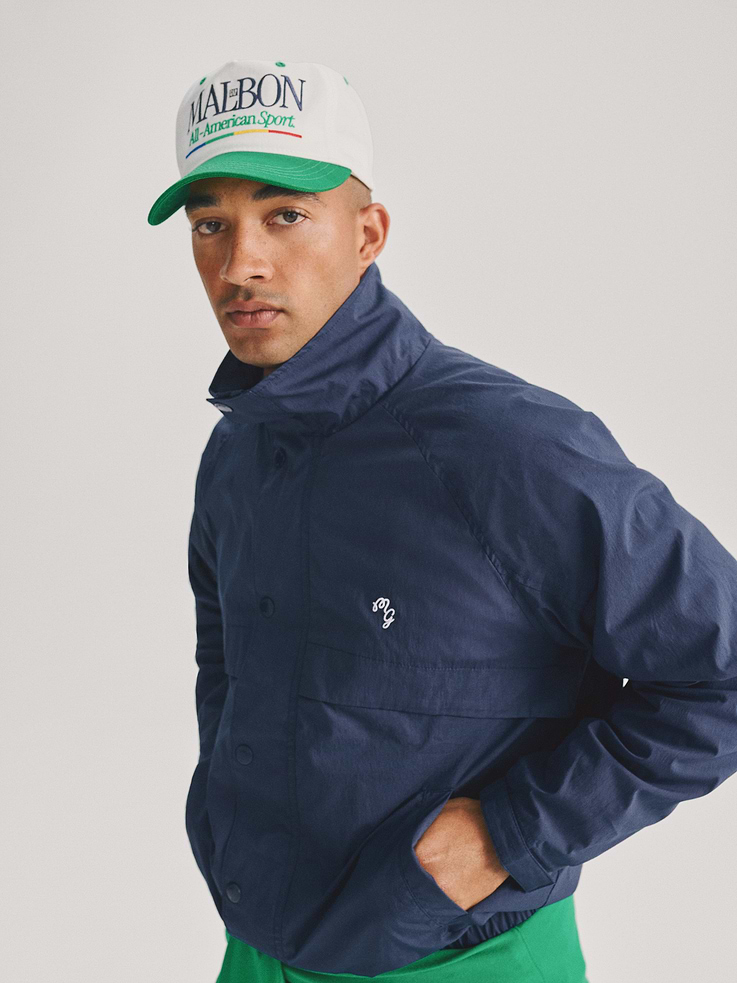 Image number 8 showing, Gap × Malbon Textured Poplin Anorak Jacket