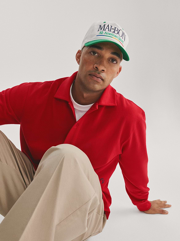 Gap × Malbon Pique Polo Overshirt