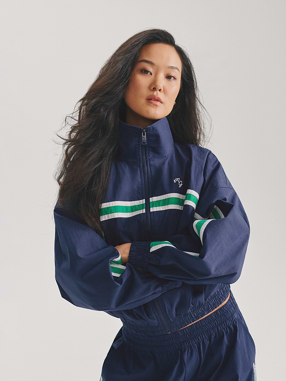 Gap × Malbon Textured Poplin Windbreaker