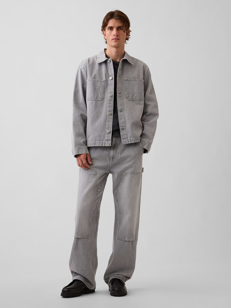 Image number 5 showing, '90s Loose Double-Knee Carpenter Jeans