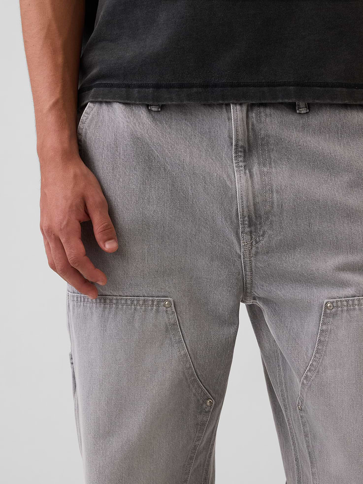 Image number 6 showing, '90s Loose Double-Knee Carpenter Jeans