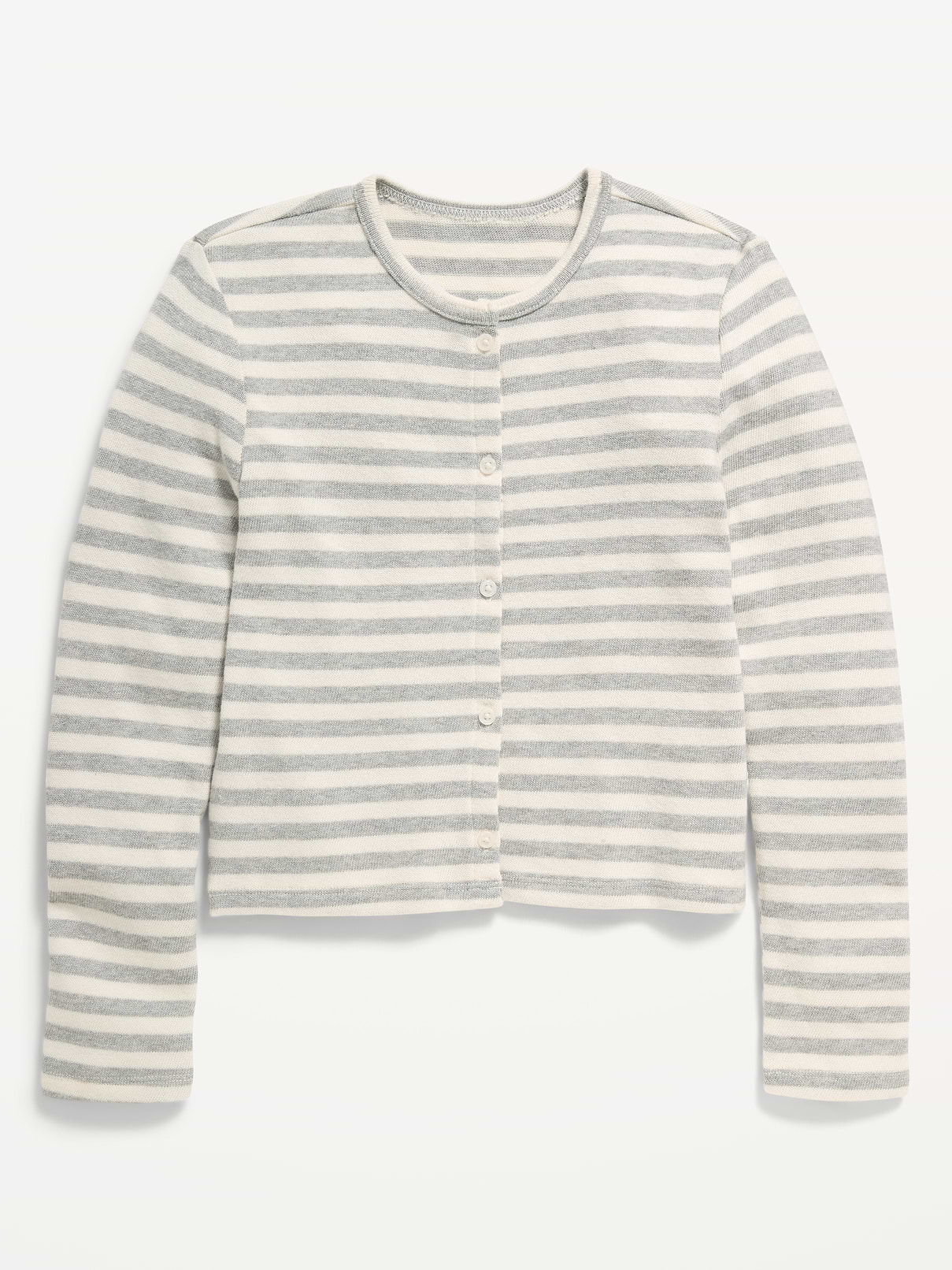 Image 2 of 3, Printed Cardigan Sweater for Girls