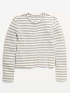 Image 2 of 3, Printed Cardigan Sweater for Girls