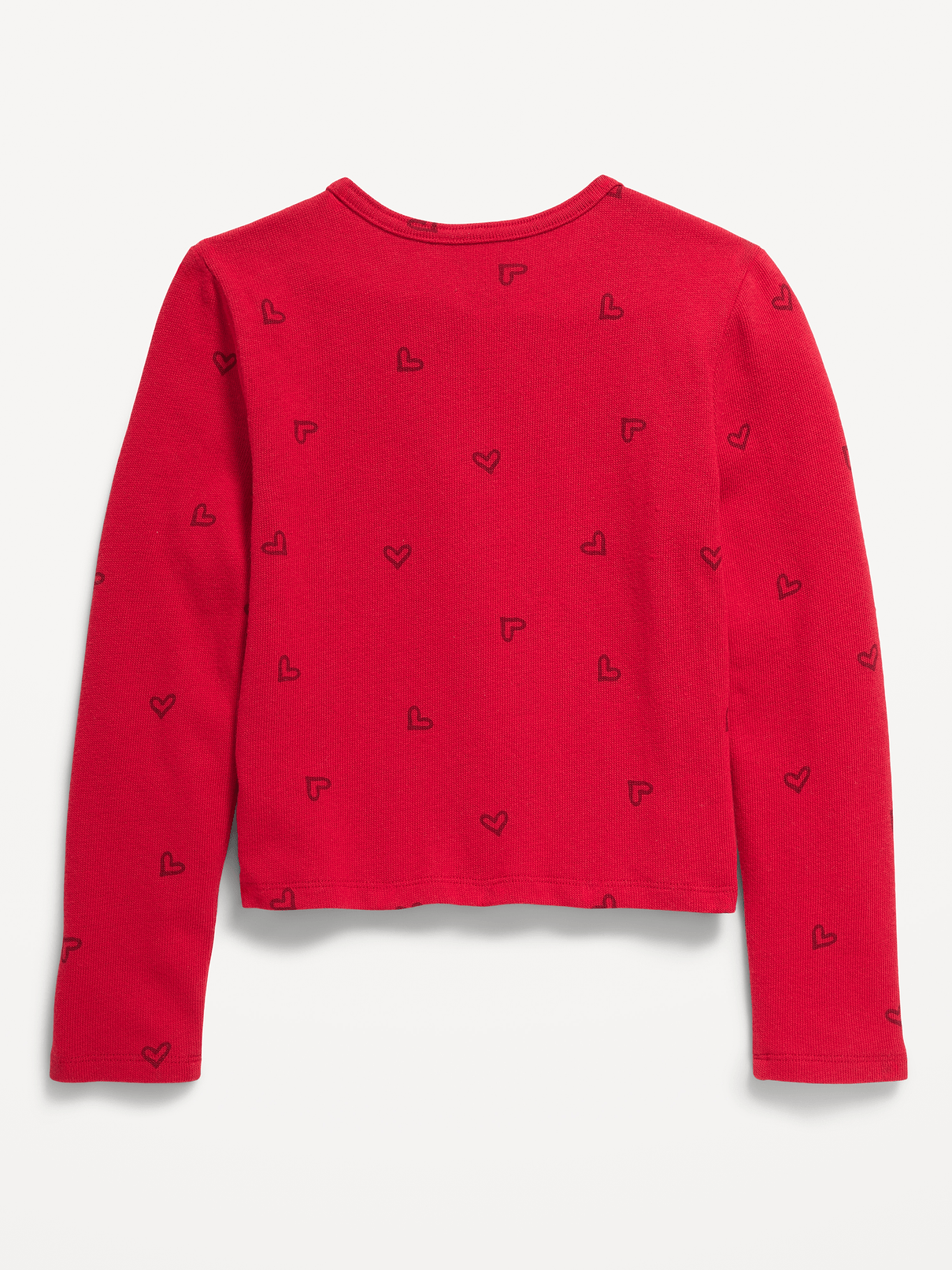 Image 3 of 3, Printed Cardigan Sweater for Girls