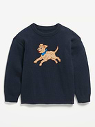 Image 2 of 3, SoSoft Oversized Graphic Sweater for Toddler Boys