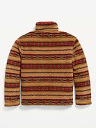 Image 3 of 3, Oversized Sherpa Full-Zip Jacket for Boys