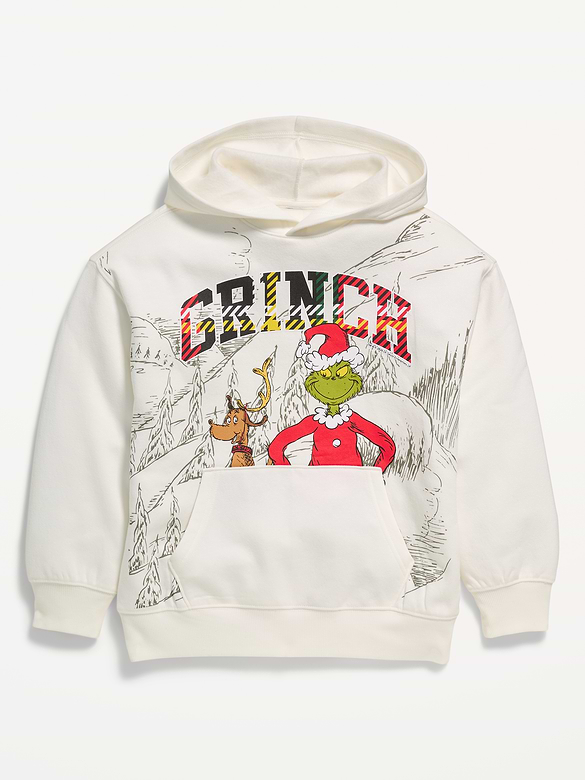 Dr. Seuss™ Grinch Gender-Neutral Oversized Pullover Hoodie for Kids