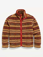 Image 2 of 3, Oversized Sherpa Full-Zip Jacket for Boys