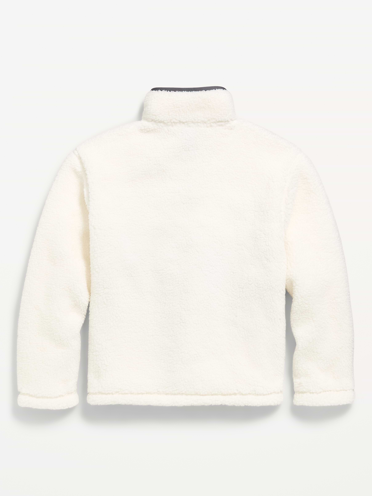 Image 3 of 3, Oversized Sherpa Full-Zip Jacket for Boys