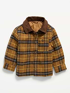 Image 1 of 3, corduroy spread collar, long sleeves, buttoned cuffs, drop shoulders, full length button front, buttoned patch pocket at chest, Product #1182746