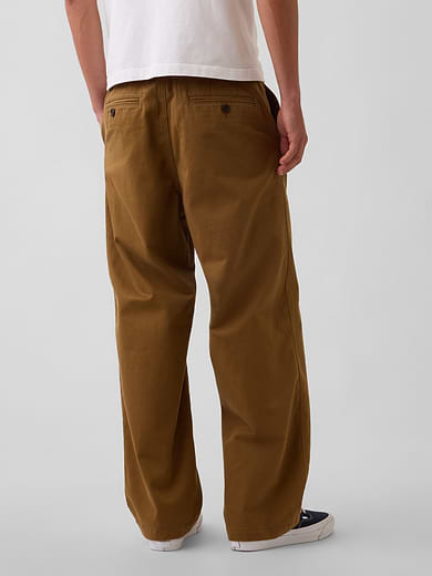 Image number 3 showing, Heavyweight Twill Baggy Khakis