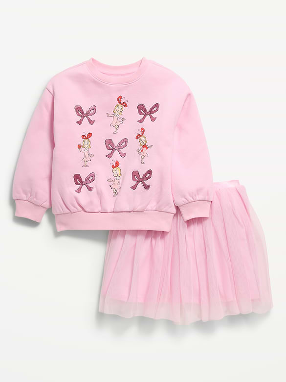 Dr. Seuss™ Grinch Sweatshirt & Tutu Skirt Set for Toddler Girls