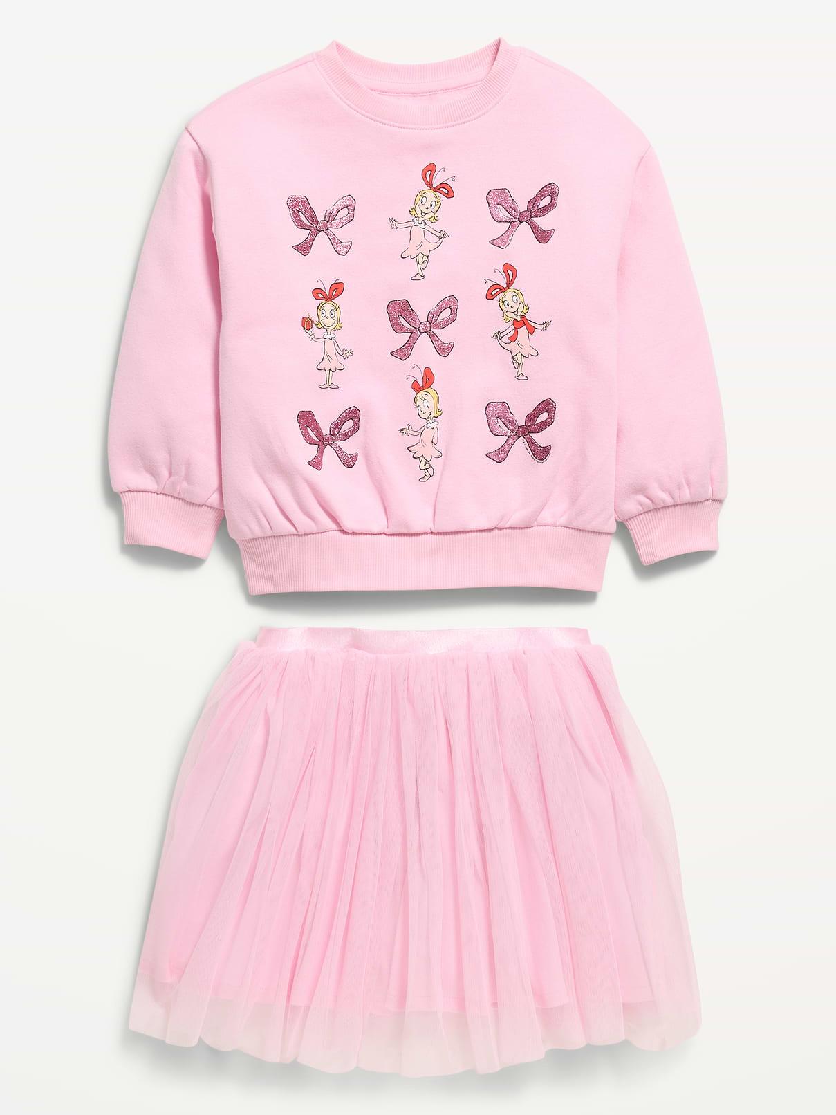 Image 2 of 2, Dr. Seuss™ Grinch Sweatshirt & Tutu Skirt Set for Toddler Girls