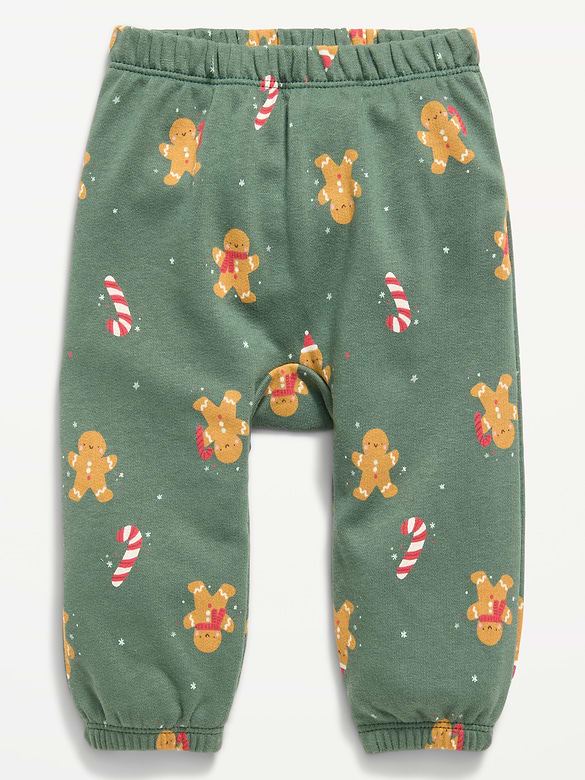 Printed French Terry Pants for Baby